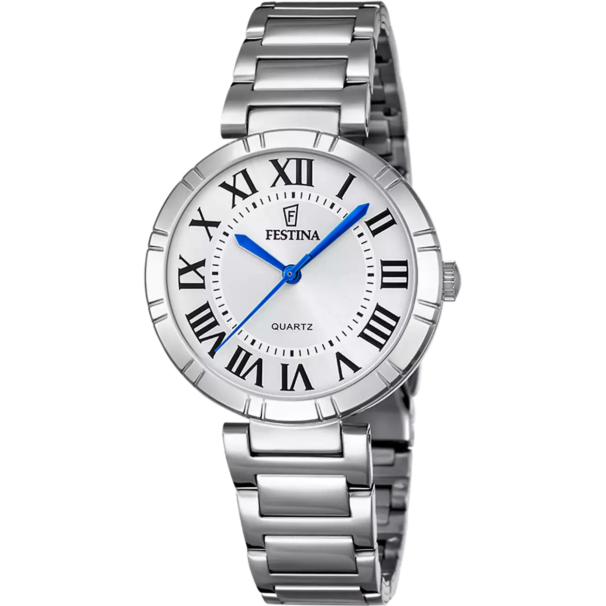 Festina dames grijs zilver Mademoiselle roestvrij staal horloge armband F16936/3