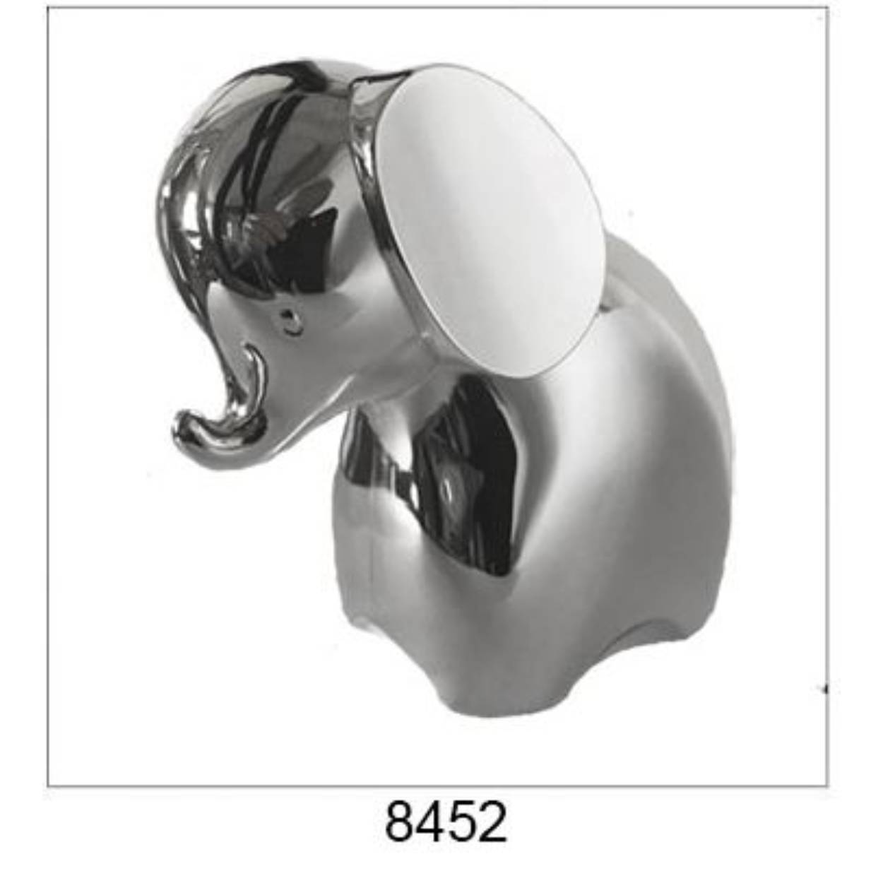 Spaarpot verzilverd Olifant