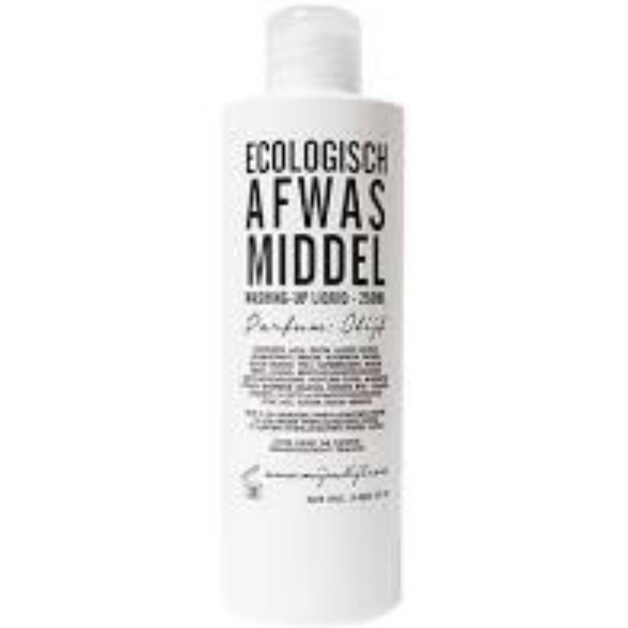 Ecologische afwasmiddel van het merk MIJN STIJL. De afwasmiddel heeft een hippe verpakking en ruikt naar de geur olijf. 500 ml.