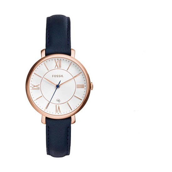 Dit fossil horloge heeft een chique uitstraling
