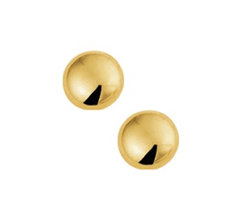 gouden oorsteker bolletjes