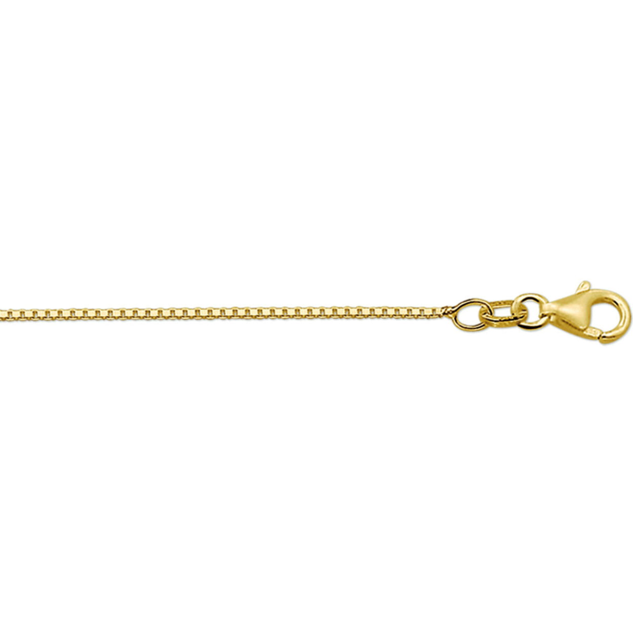 14krt gouden collier met venetiaanse schakel. Het collier heeft een draaglengte van 60cm