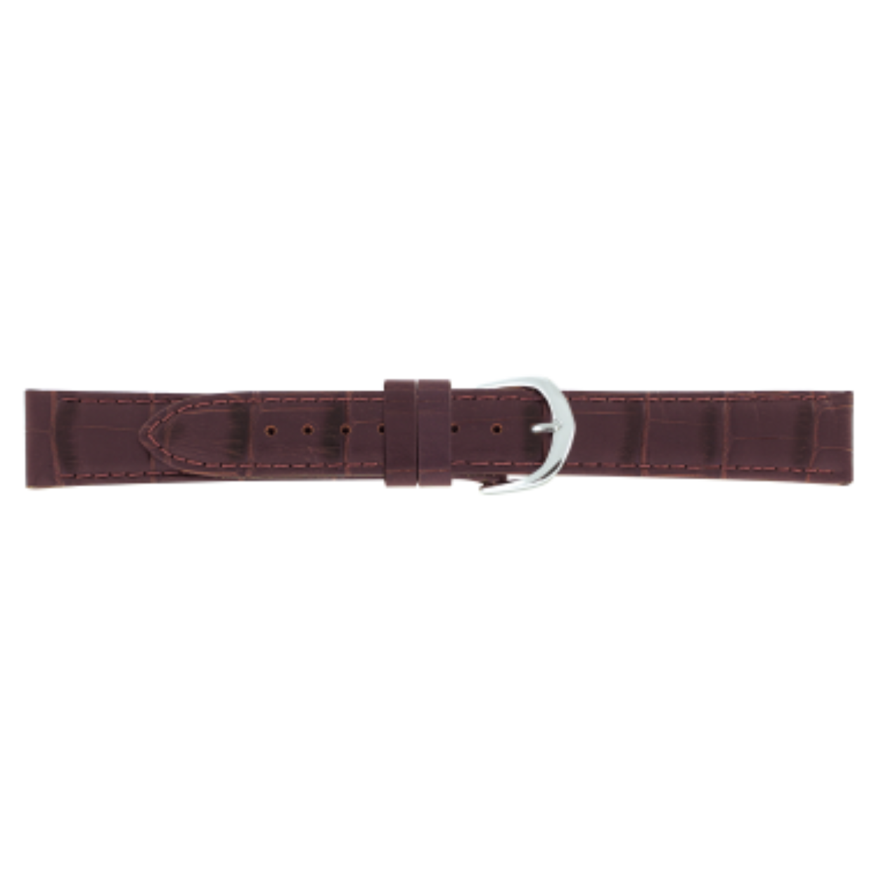 Horlogeband leer 20 mm
