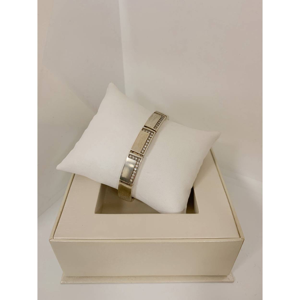 VINTAGE zilveren armband met zirconia