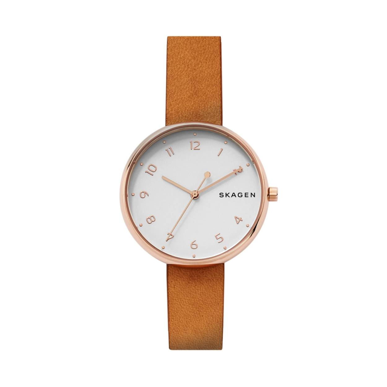 Bent u op zoek naar een design horloge? Dan is de SKW2624 van Skagen echt iets voor u. De combinatie van de (edel)stalen kast en de lederen band zorgt ervoor dat u kwalitatief een perfect horloge heeft. Het horloge heeft een waterdichtheid van 5 ATM 50 meter waterdicht. U kunt ermee douchen, zwemmen mits er geen grote temperatuursverschillen optreden.