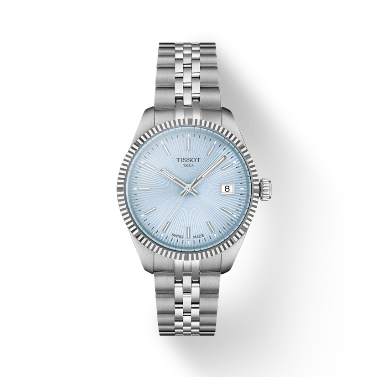 Dit horloge is gemaakt om uw stijl te verbeteren voor die echt speciale momenten. De traditionele guilloché wijzerplaat met zonnestralen reflecteert het licht prachtig, wat diepte en elegantie toevoegt. De gecanneleerde lunette biedt een verfijnde decoratie die representatief is voor traditioneel horlogevakmanschap. De verwisselbare quick-release armband biedt maximale veelzijdigheid, waardoor u uw look eenvoudig kunt veranderen.