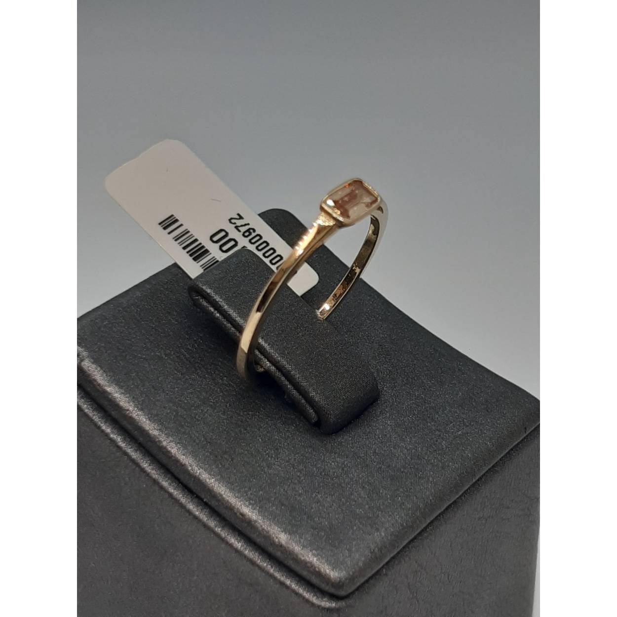 gouden ring met stenen14k