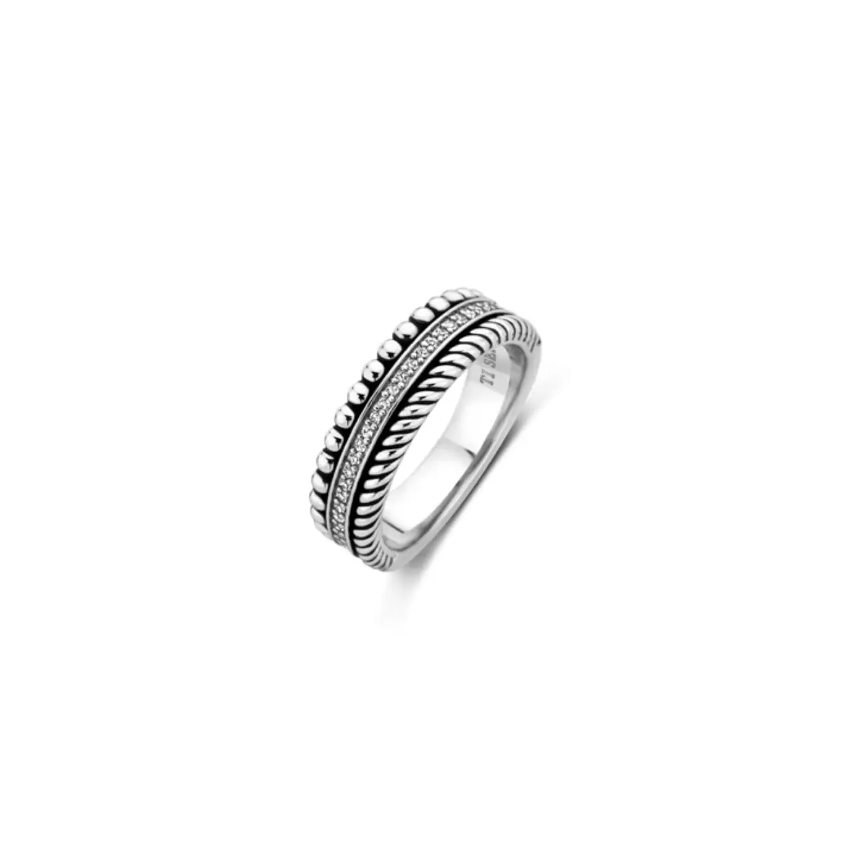 Ti Sento zilveren ring