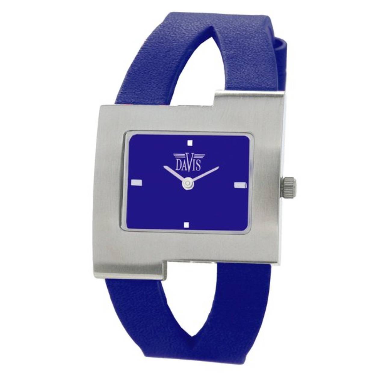 Faith Red/White dameshorloge van het merk Davis. Opvallend rood horloge met rechthoekige kast. Dit horloge laat een geweldige indruk achter.
