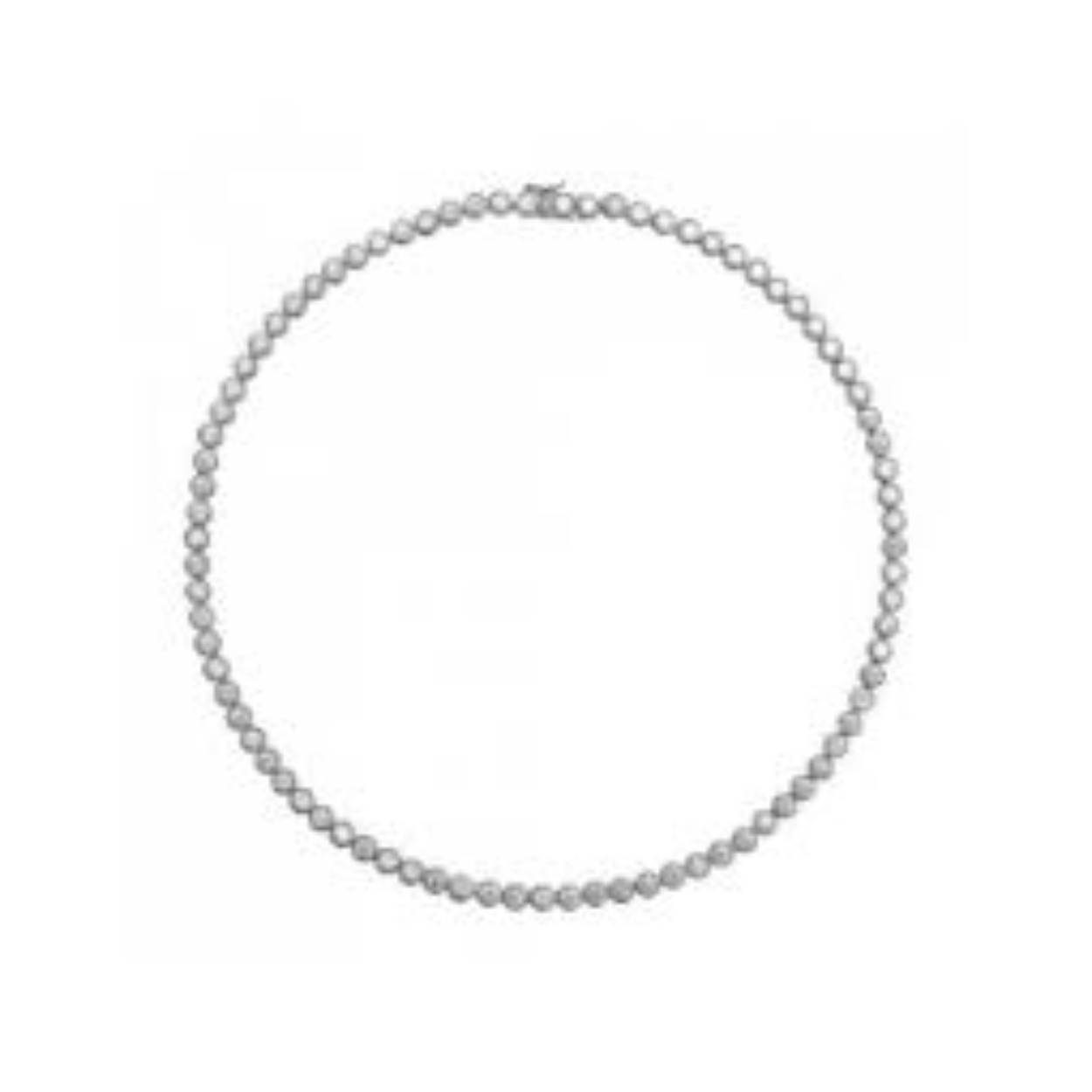 Diamonfire zilveren tennis collier