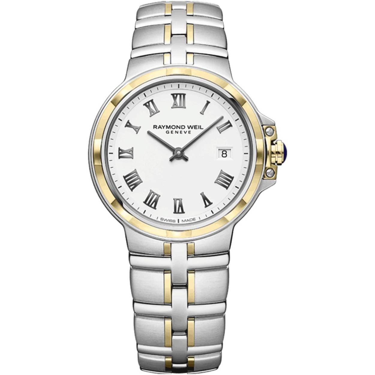 bicolor Raymond Weil dames horloge