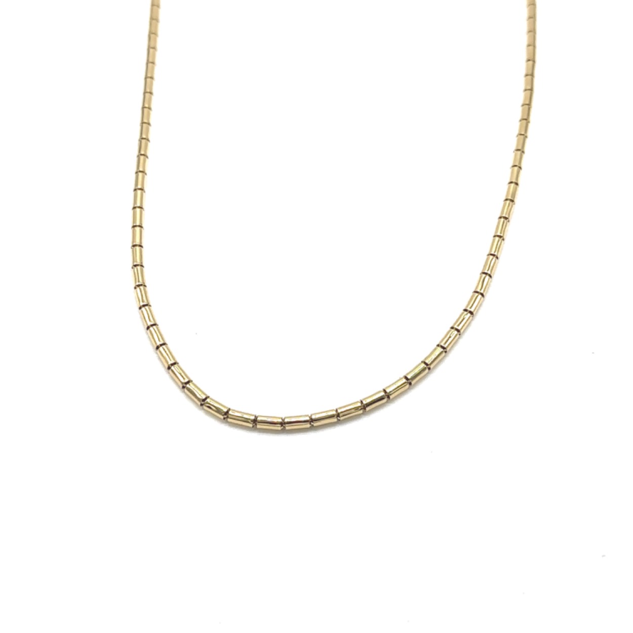 14k gouden heren ketting. ca 14.4 gram/ 60cm/ 2.7mm. 