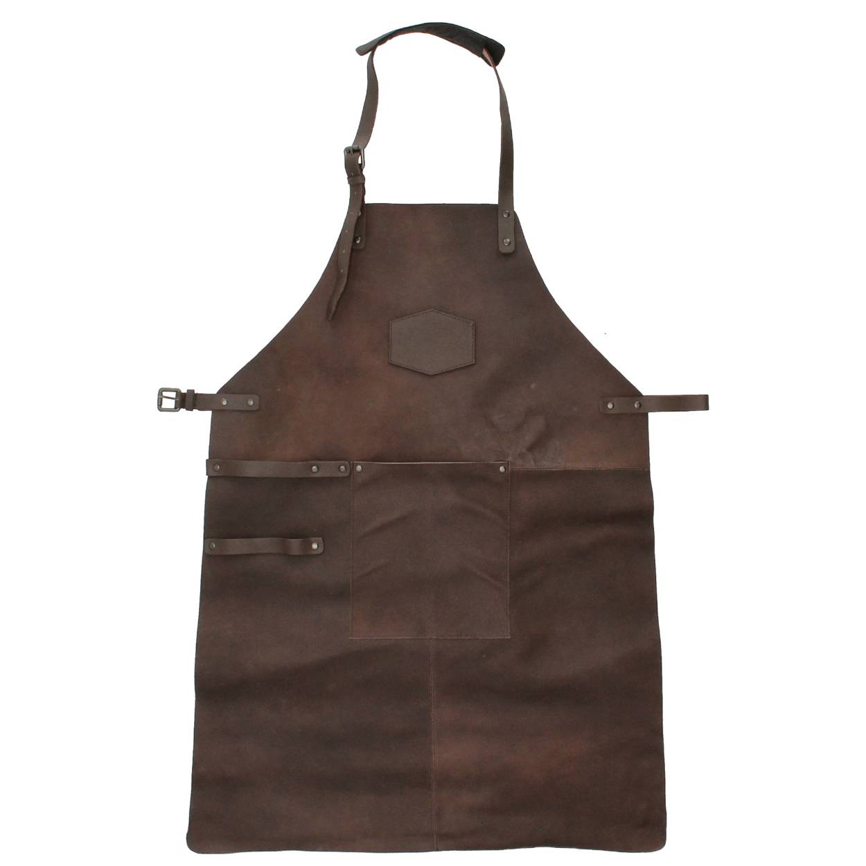Leren BBQ schort musthave voor iedereen die van buiten koken houd