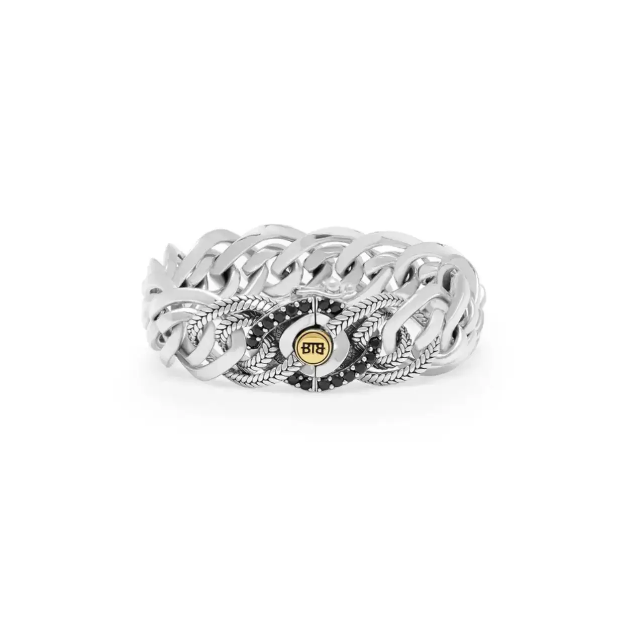 The Nathalie bracelet is one of the best-known bracelets from the Heritage collection based on the Nathalie link. Is now a Limited Edition designed for it. This Nathalie Limited narrow - also available in an XS - is a bracelet where the emphasis is in the details with its gold details and sparkle of black spinel stones.