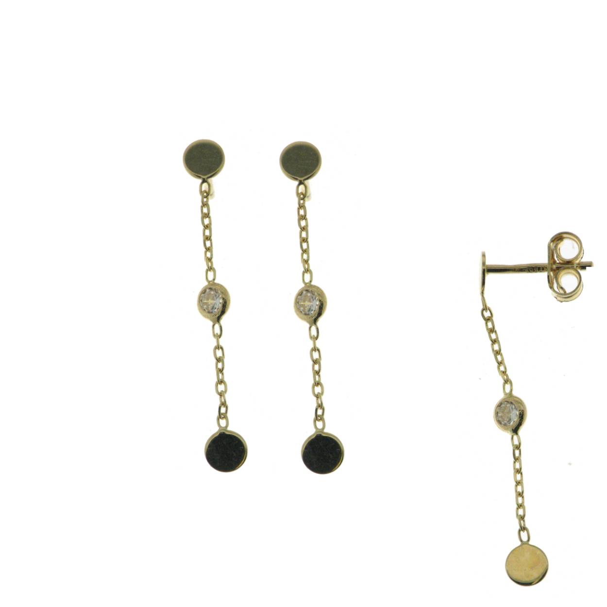 Naiomy Gold oorslingers goud 18k