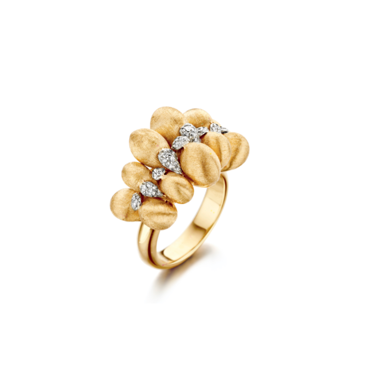 Nanis ring Transformista , 18Kt met diamanten.