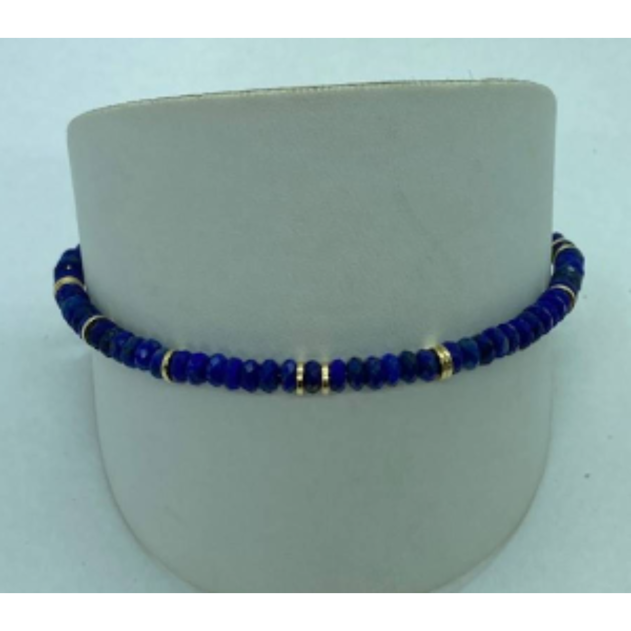 B-23-13492GO armband lapis gefacetteerd