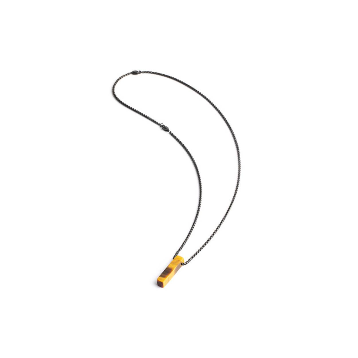 De Tantum Tiger ketting is gemaakt met een op maat gemaakte Tiger Eye steen. Het wordt vaak de "Warrior Stone" genoemd. Het is een krachtige steen die je beschermt tegen negatieve invloeden van buitenaf. Het wordt ook geacht moed, kracht en doorzettingsvermogen te vergroten.

De ketting is gemaakt van hoogwaardig 316L roestvrij staal. De lengte van de ketting is 54cm en bij elke ketting wordt een verlengkettinkje van 10cm meegeleverd.