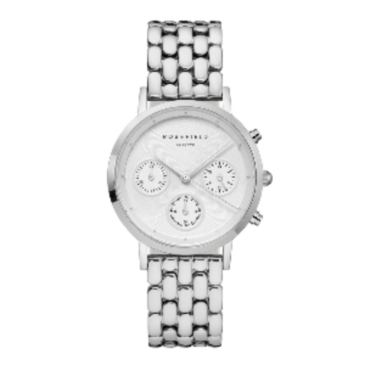 ROSEFIELD GABBY WHITE SILVER HORLOGE DAMES NWG-N92