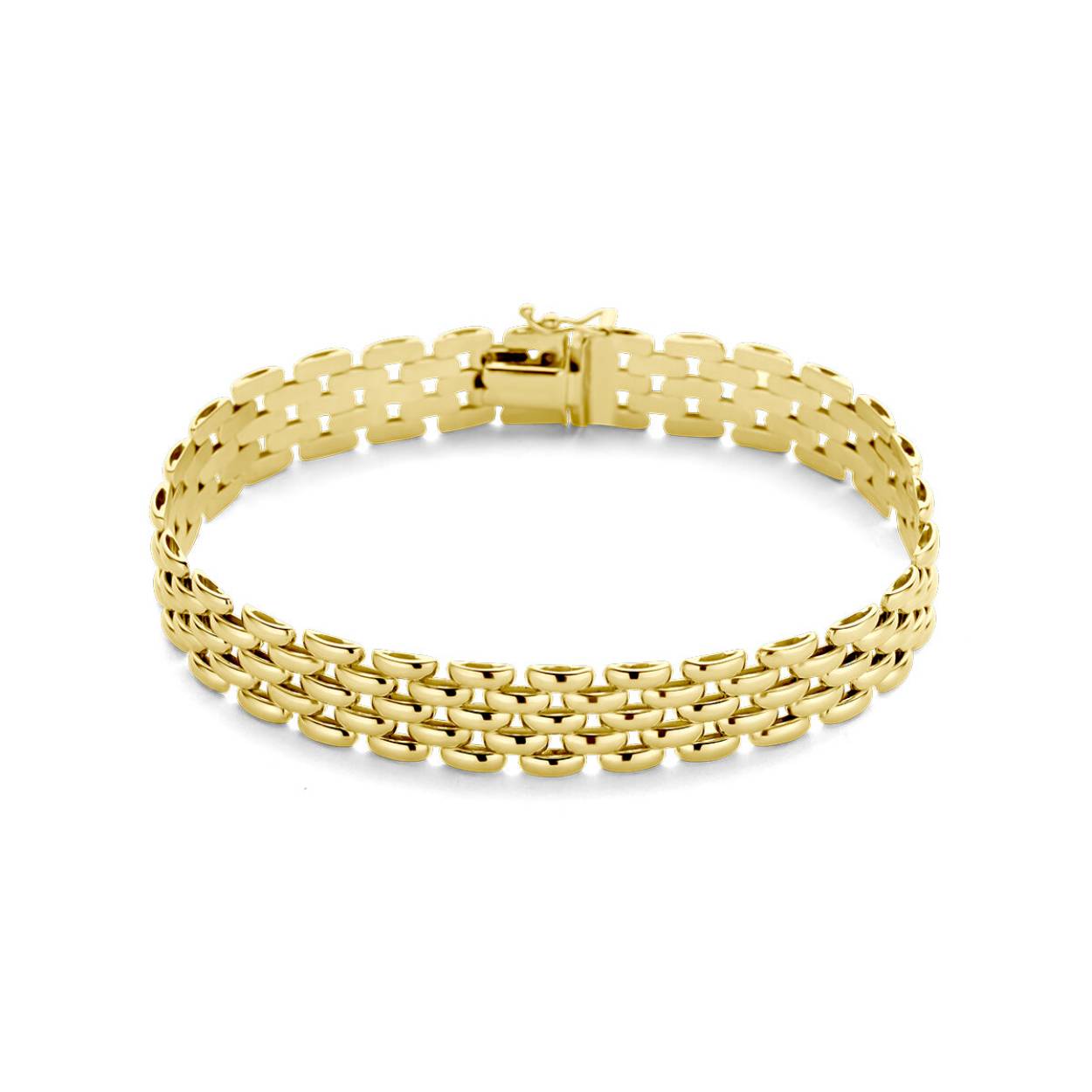 4028894 Geelgoud schakelarmband
