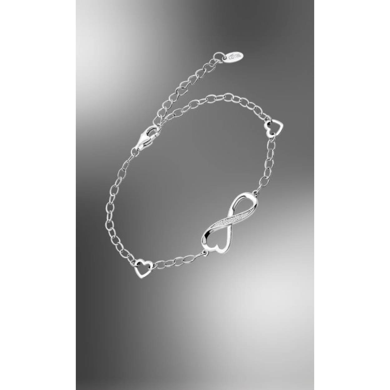 Armband zilver lotus infinity