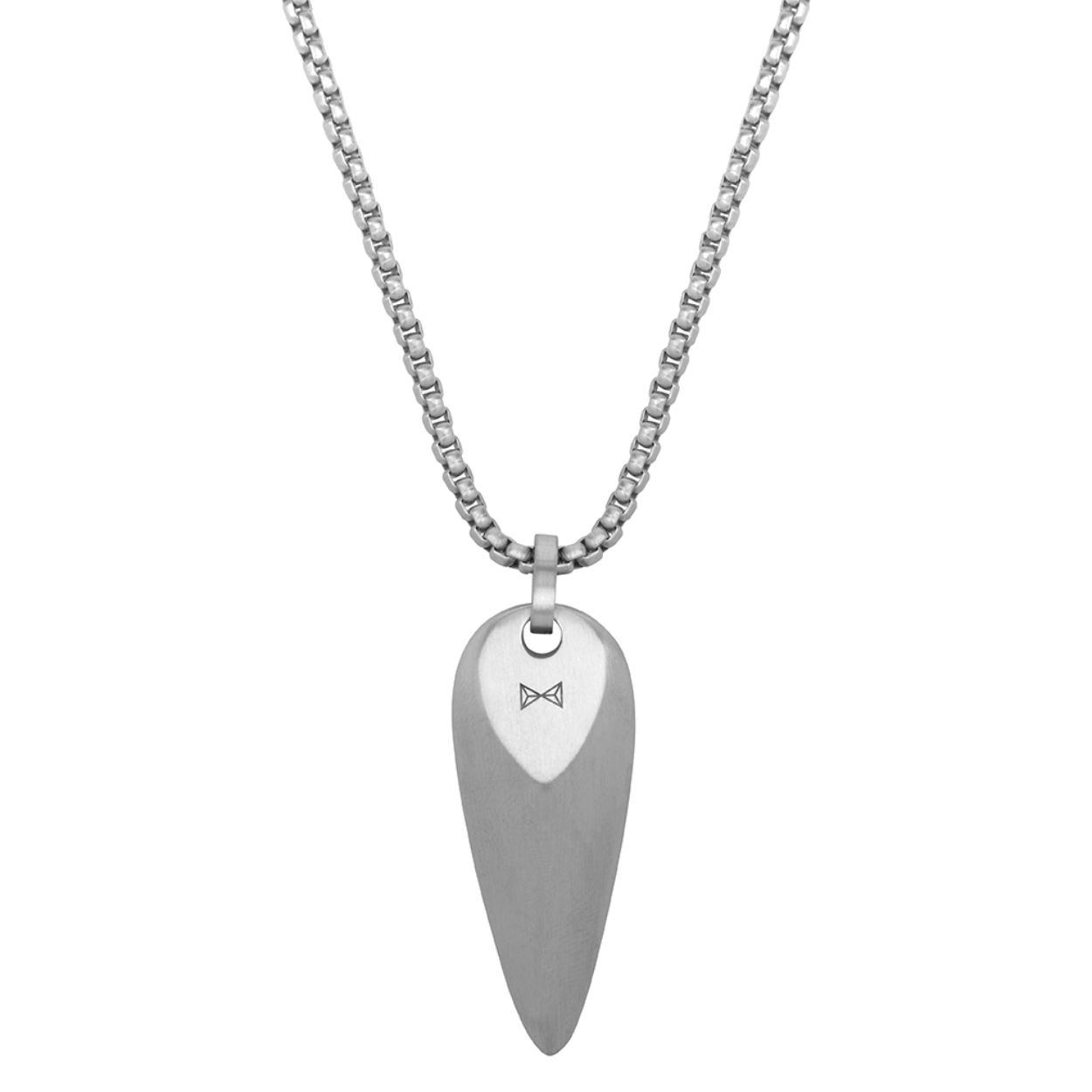 AZE JEWELS Collier Triangle Staal 60+10cm