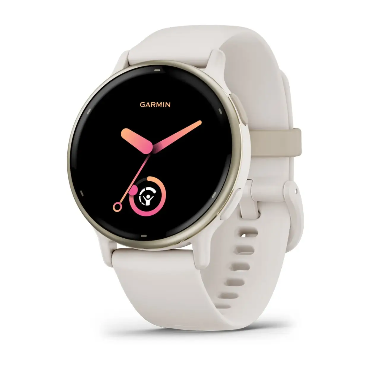 Garmin - Vivoactive 5 Smartwatch Cream Gold aluminium rand met Ivory behuizing en siliconen band 010-02862-11
