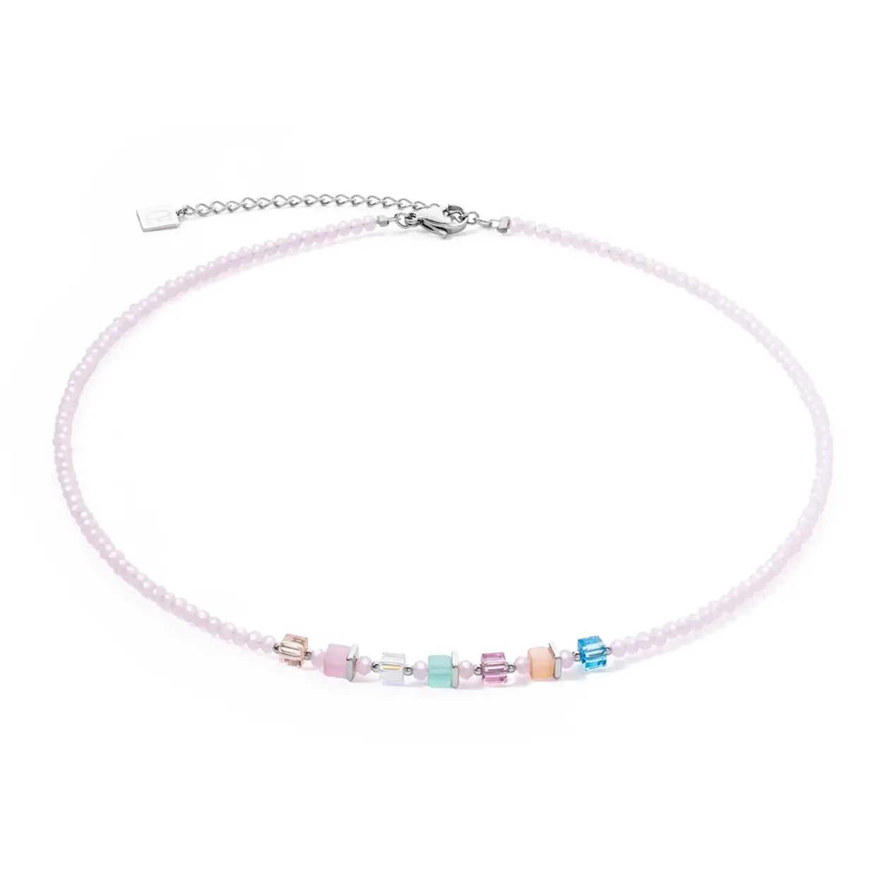Coeur de Lion collier met polaris en swarovski kristallen