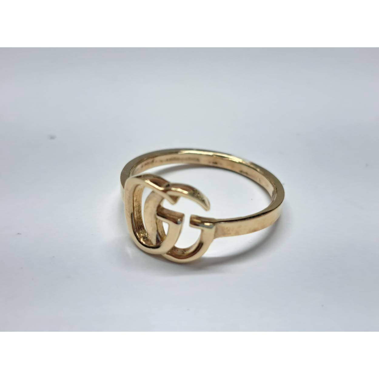 14 Karaat geel gouden design ring.