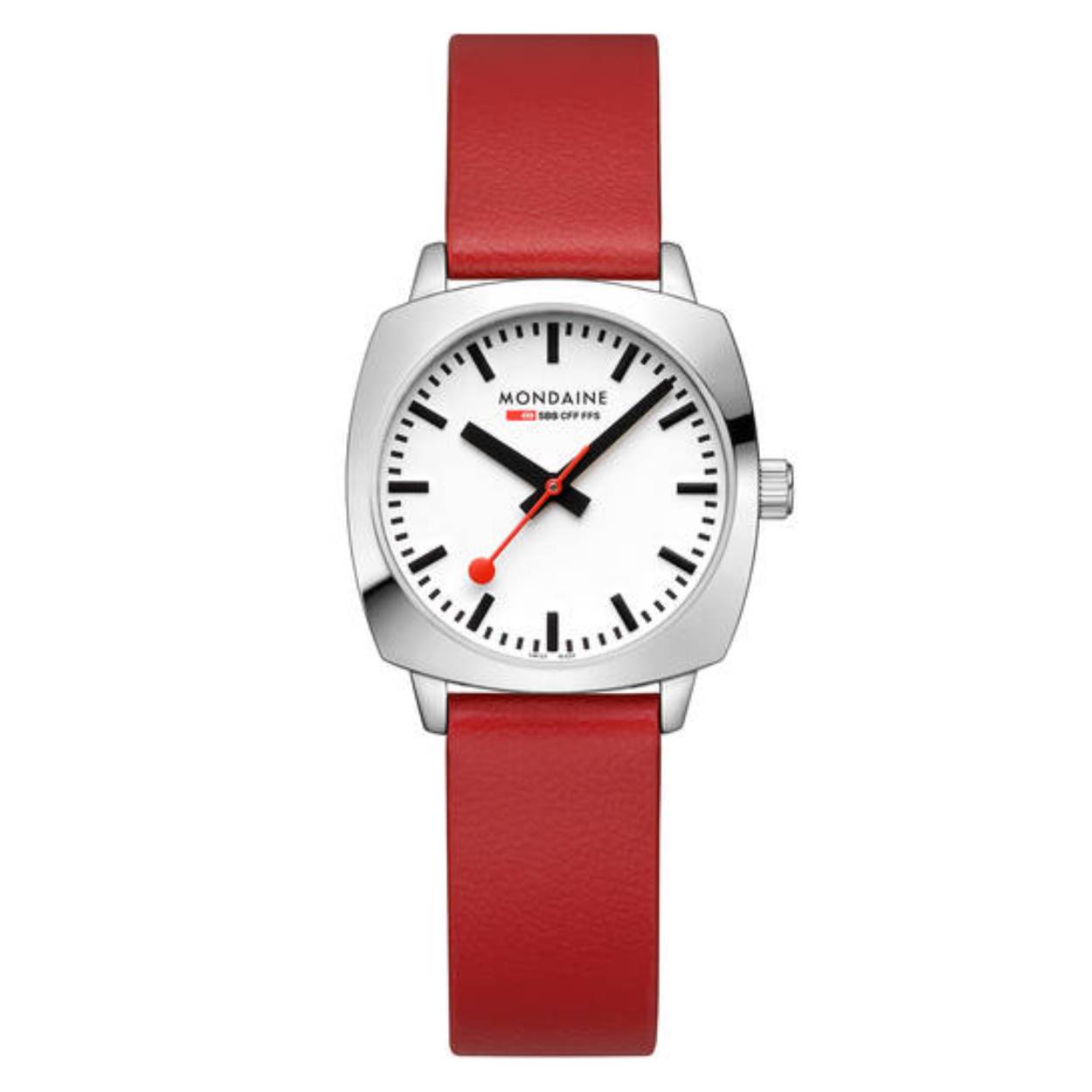 Het Petite Cushion is geïnspireerd op een vintage design met zijn tijdloze hoes die een eerbetoon is aan de erfenis van het merk. Het horloge van 31 mm is speciaal ontworpen voor kleinere polsen en ligt comfortabel en elegant op de drager. Het horloge heeft een gepolijste roestvrijstalen kast met afgeronde randen. Het perfect geïntegreerde, dubbelgekromde en ontspiegelde saffierglas is uiterst stabiel en krasbestendig.