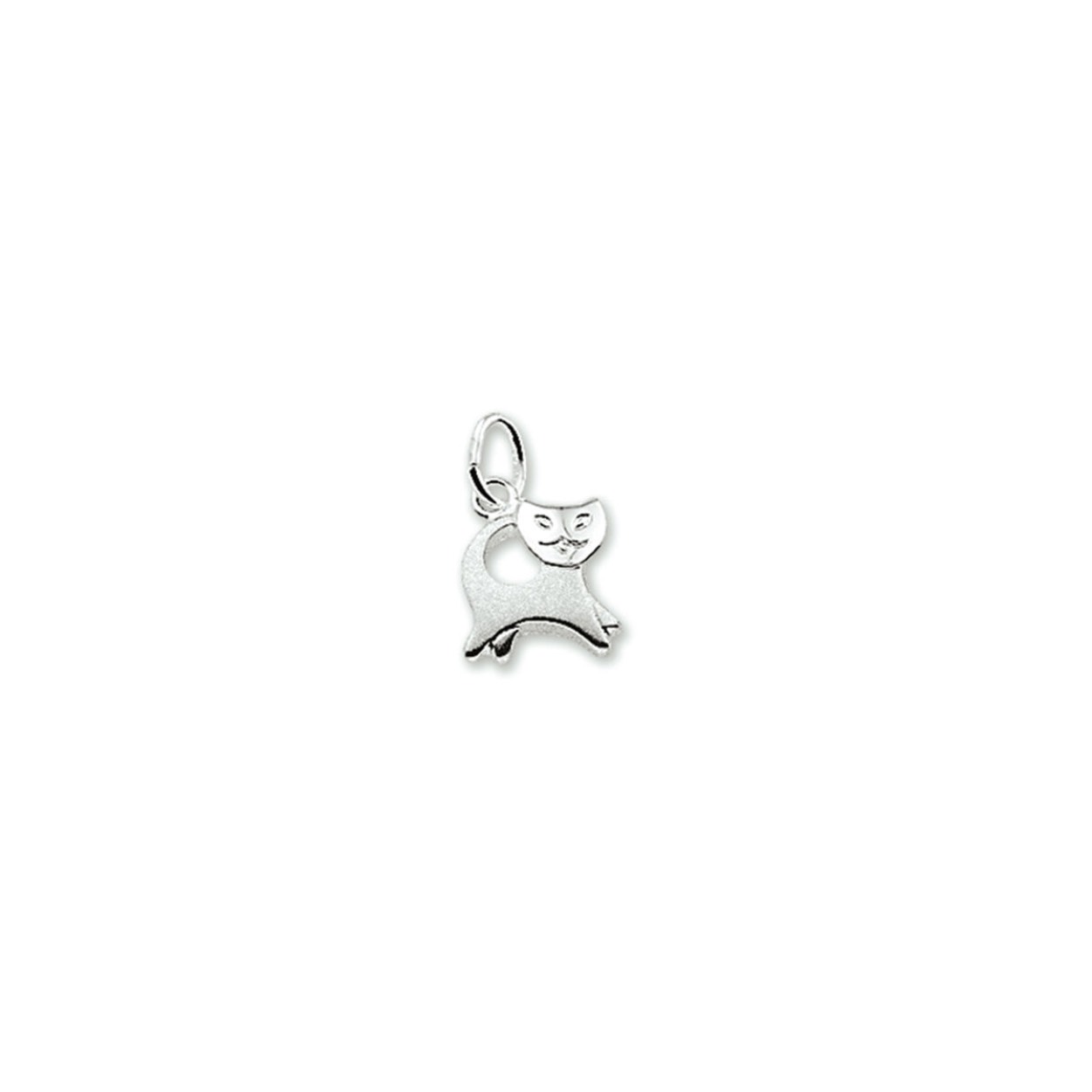 zilveren bedel/hanger Poes voor kinderen
