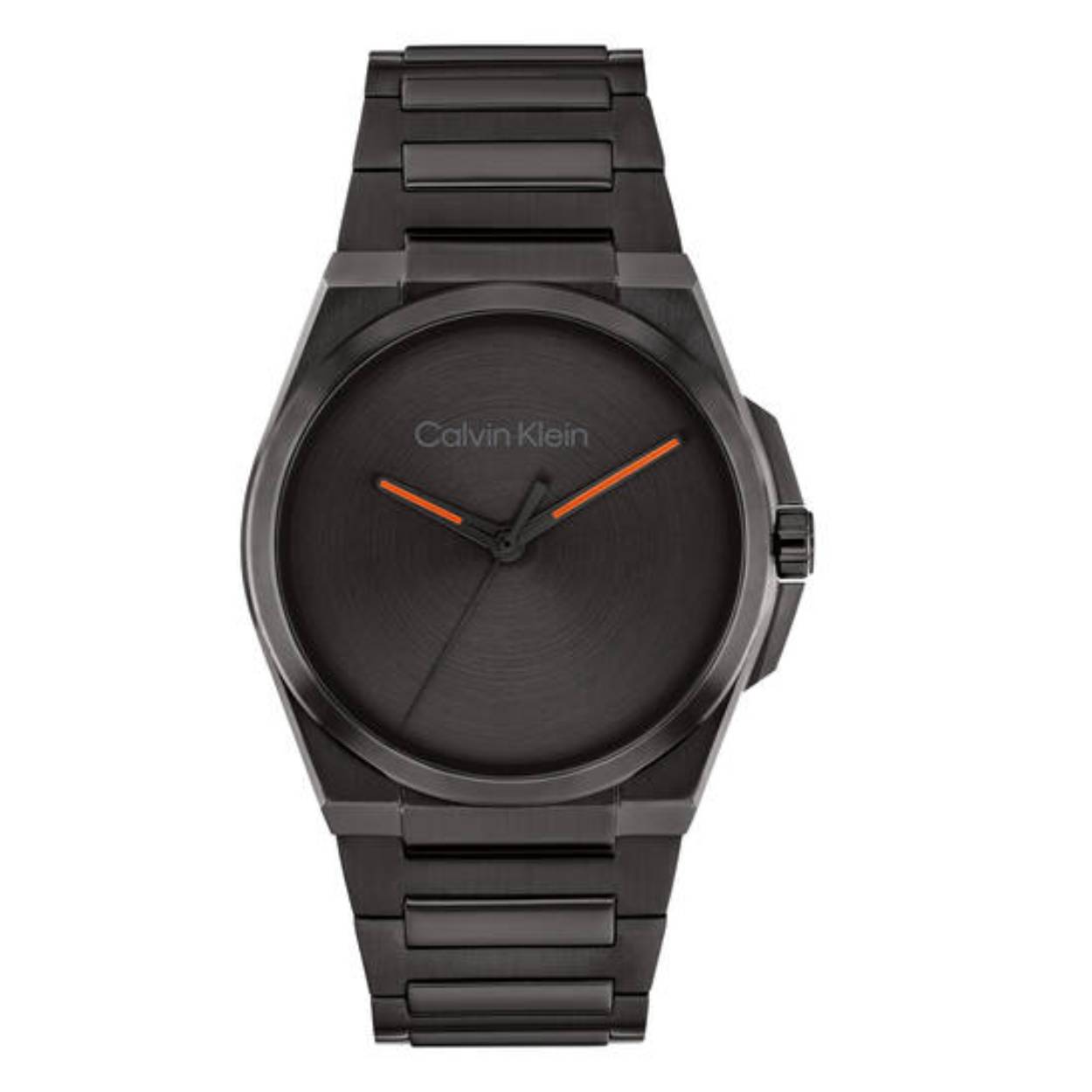 Dit Calvin Klein horloge behoort tot de Meta-Minimal collectie.
Referentienummer: 25200455

Dit stoere zwarte Calvin Klein horloge heeft een stalen kast en band. Het horloge heeft geen indexen, maar is tóch zeer goed afleesbaar door de knalrode wijzers. Het horloge heeft een diameter van 41mm en heeft mineraalglas. 