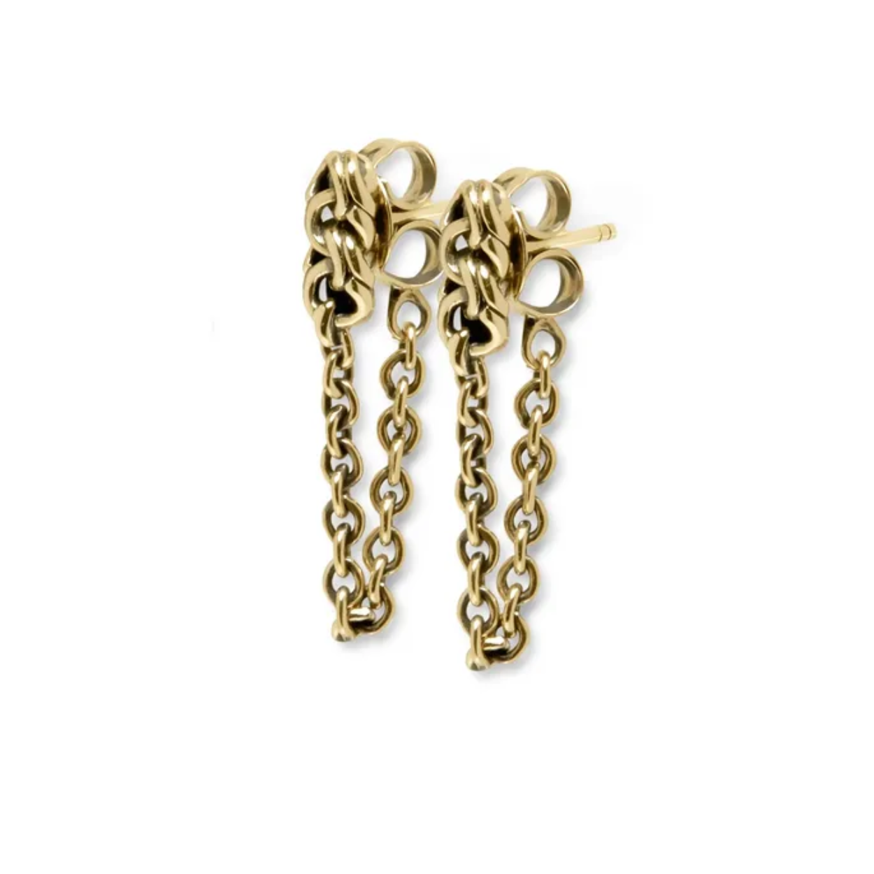 Buddha to Buddha Davina Gold Earrings 14krt YG