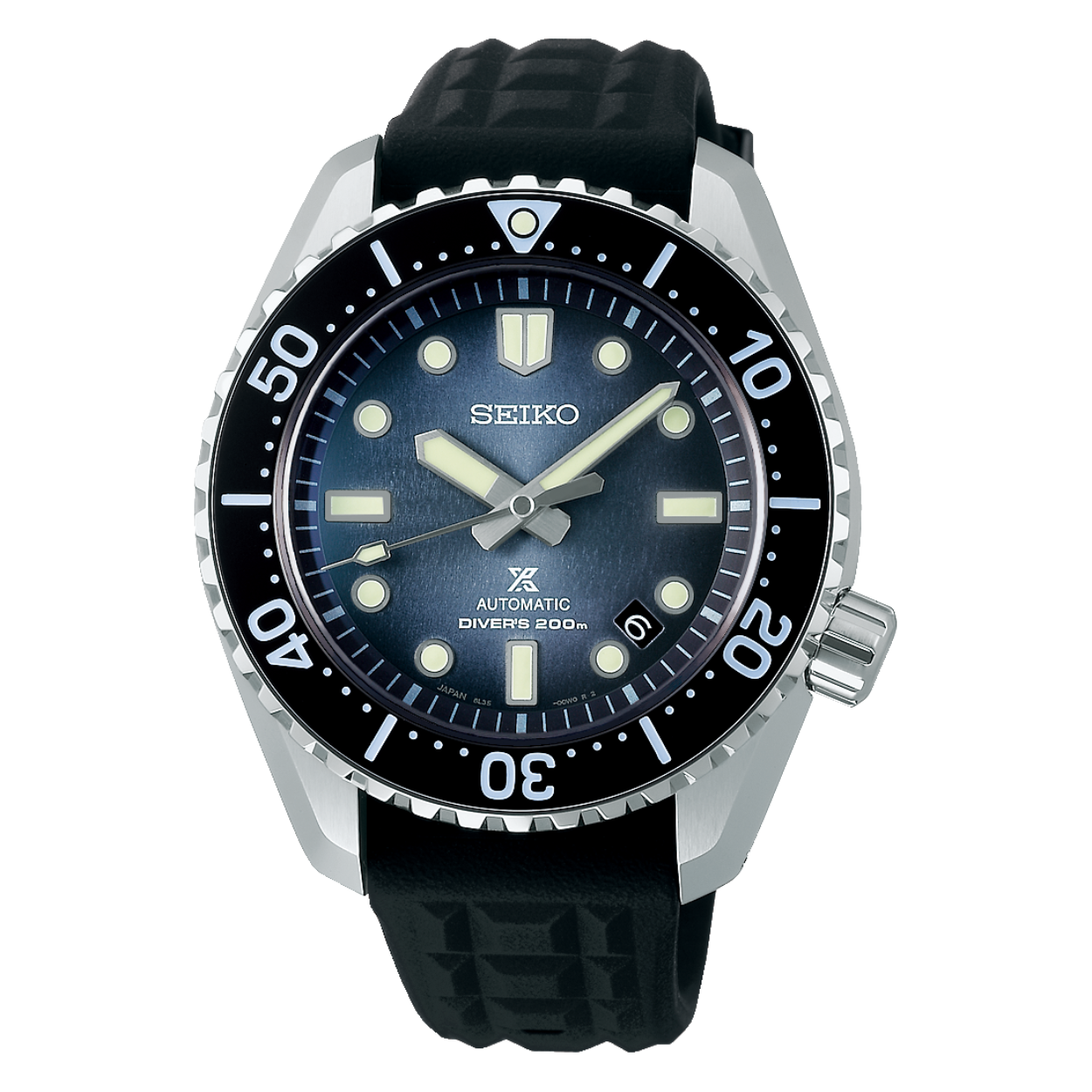 Dit Seiko horloge behoort tot de Prospex collectie. Dit horloge is een limited edition, oplage slechts 1300 stuks wereldwijd.
Referentienummer: SLA055J1

De Seiko Prospex Limited Edition is voorzien van een Kaliber 8L35 uurwerk en de kast is gemaakt van edelstaal. Het horloge heeft een diameter van 42,6 mm en is getest op een waterdichtheid van 20 ATM / 200 meter. De horlogeband is gemaakt van siliconen.