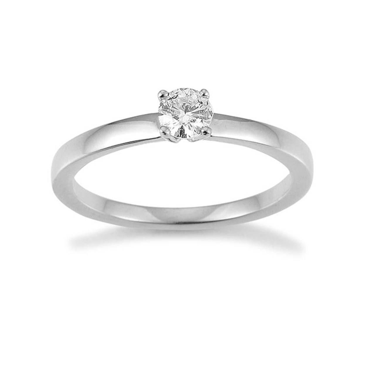 Solitair 0.20ct wg