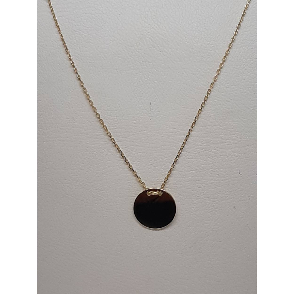 ketting rond plaatje 40-45 cm 14k