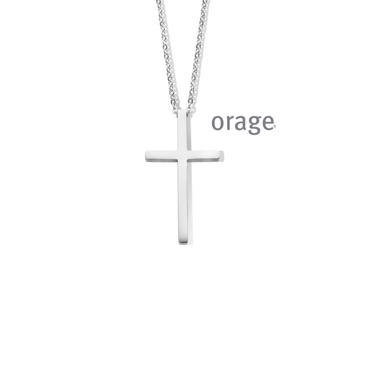 Orage Heren Kruis Staal - AW144