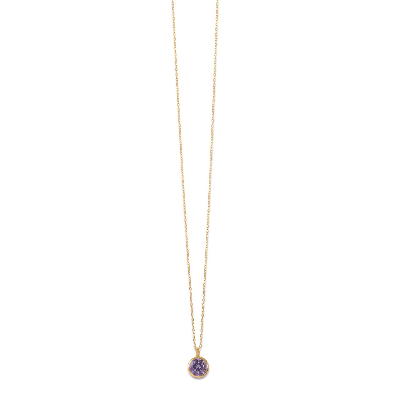 14K Collier met geboortesteen
