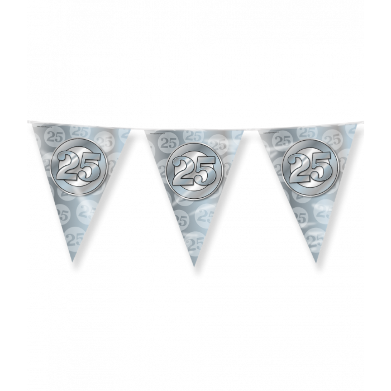 Door de gebruikte kleuren en het vrolijke design vallen deze party vlaggen dan ook extra goed op! De vlaggetjes zijn gemaakt van folie en zijn aan beide zijden bedrukt. Ze hebben een lengte van 10 meter