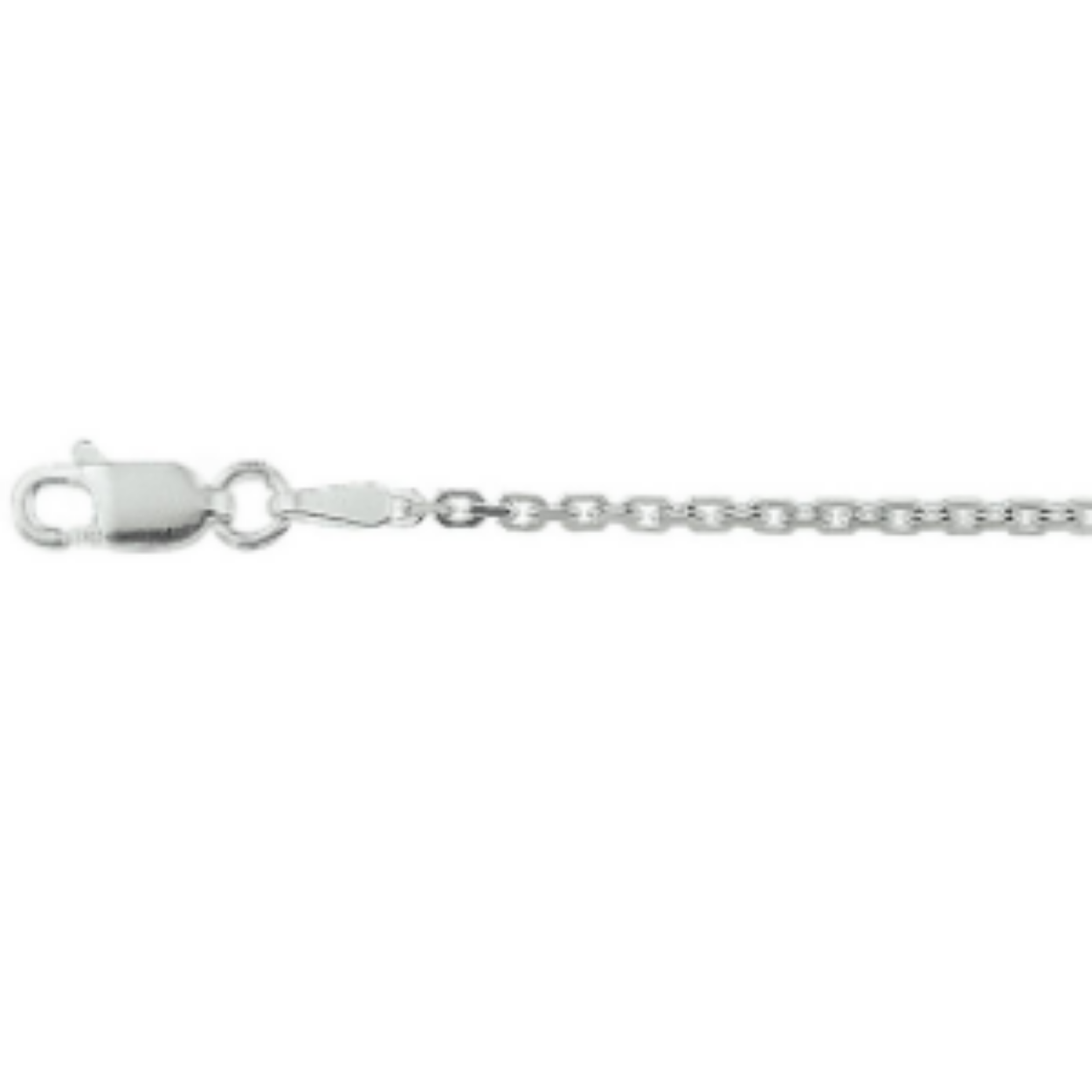 collier anker gediamanteerd 1,6 mm