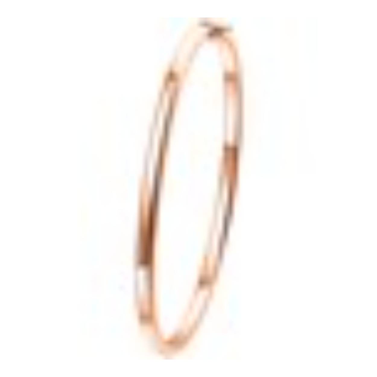 14k roodgouden slavenarmband met veiligheidsachtje 2.4mm breed4.25