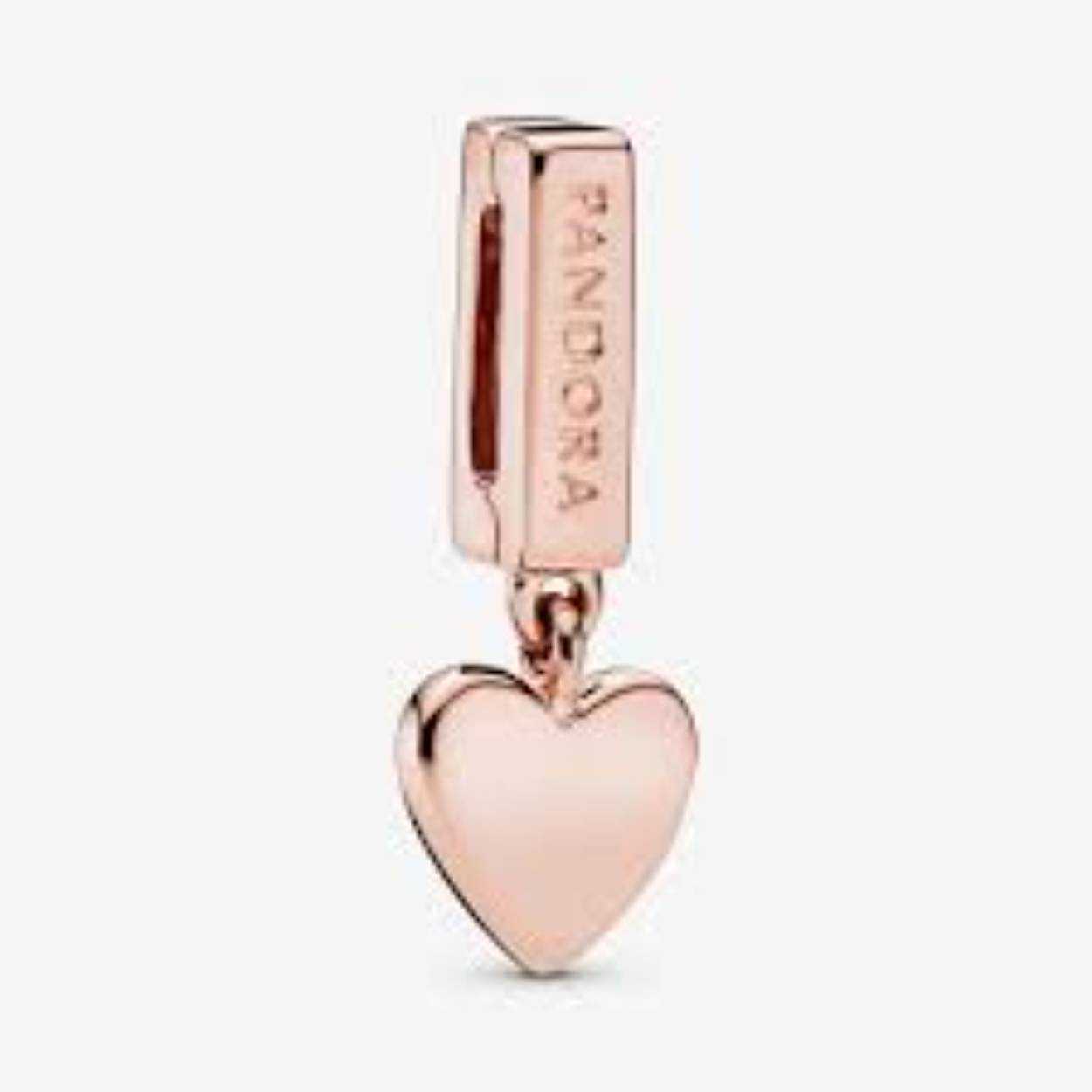 pandora charm reflexions clip rose heart