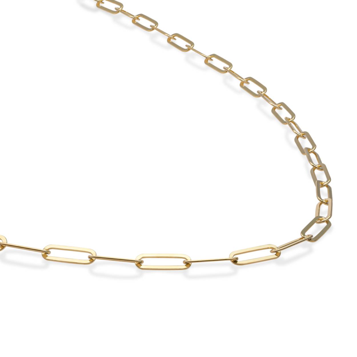 Sparkling collier goud plated kleur 45cm