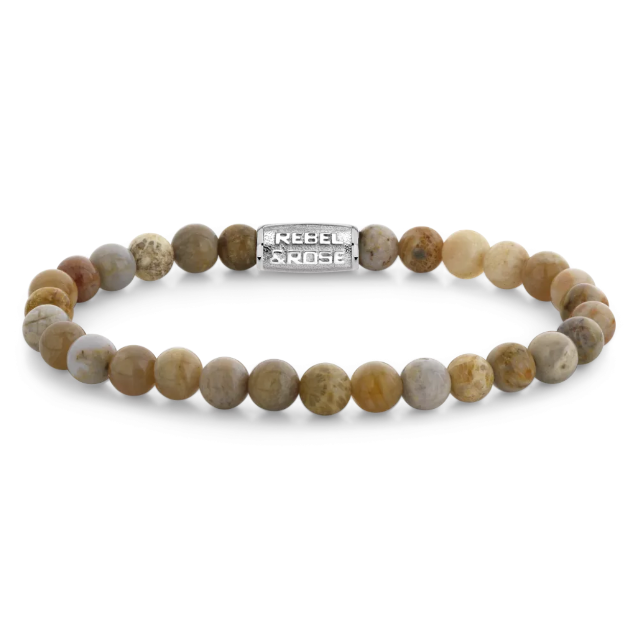 Rebel & Rose armband RR-60145-S-L Desert Storm - 6mm L