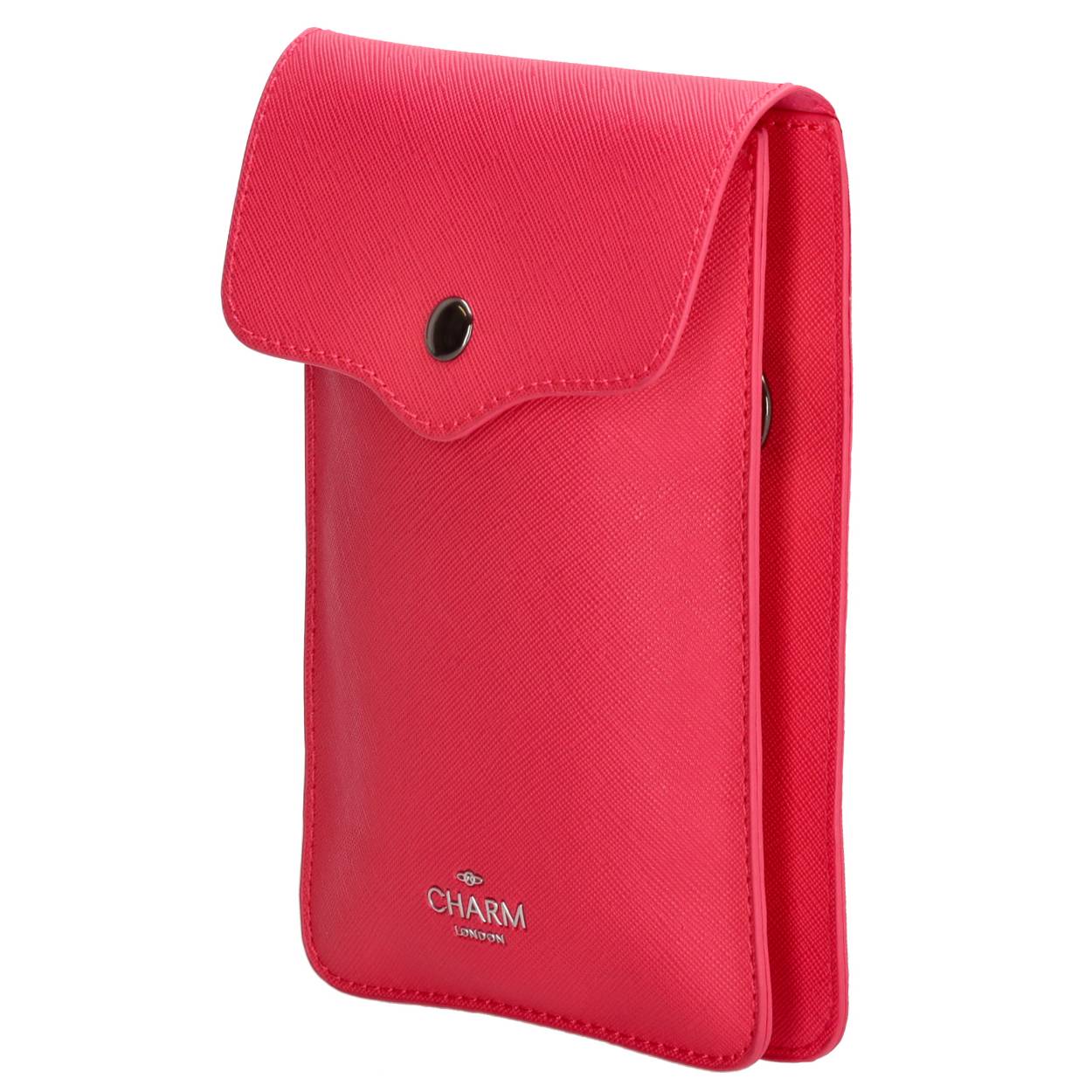 Wij zijn fan van telefoontasjes! Ze zijn praktisch en modieus. Zo neem je je telefoon overal met je mee. Met de schouderband draag je het tasje op jouw ideale hoogte. Keuze is reuze, we hebben namelijk enorm veel toffe kleuren. In welke kleur shop jij 'm? 

De tassen van Charm London zijn geïnspireerd op de iconische Britse modehoofdstad Londen. Ze zijn geïnspireerd op de luxueuze materialen en typerende modellen die daar te zien zijn. Fashionable en stijlvolle damestassen van echt leer of kunstleer, gemaakt zodat jij er elke dag fantastisch uit kunt zien!

De eigenschappen van dit telefoontasje zijn: 

Hoofdvak met druksluiting
Afneembare en verstelbare schouderband