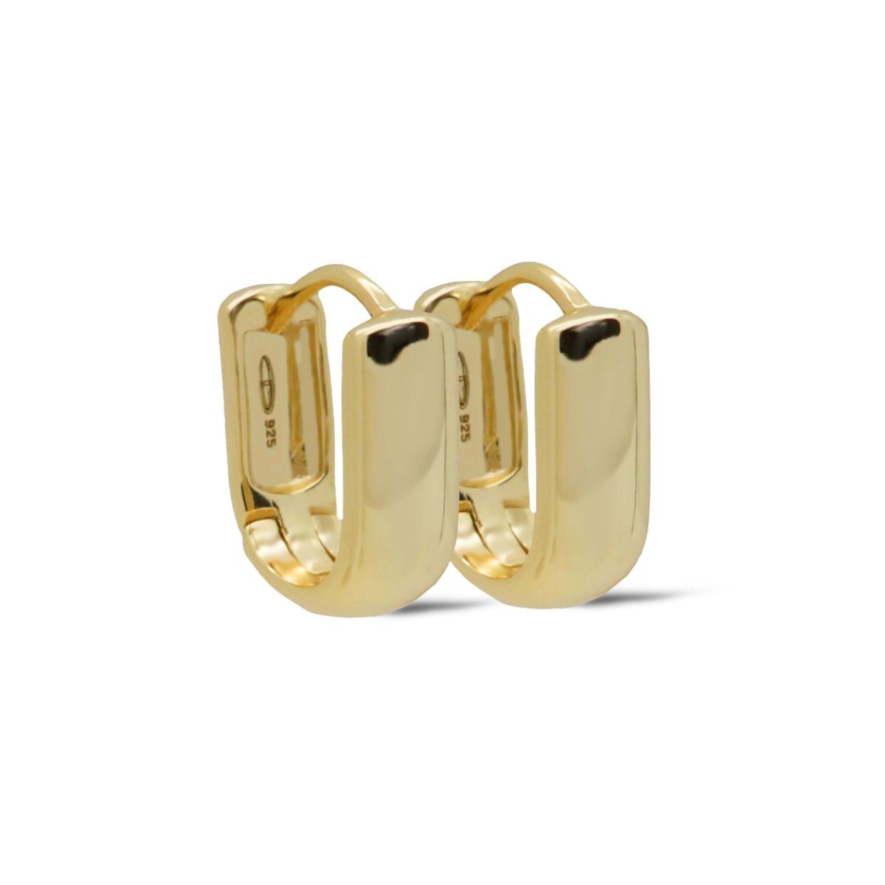 Hinged Hoops MARRY Goldplated