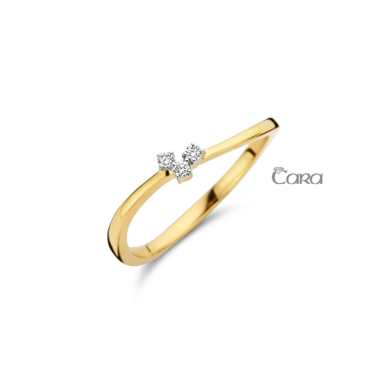 Cara ring goud 18k briljant
