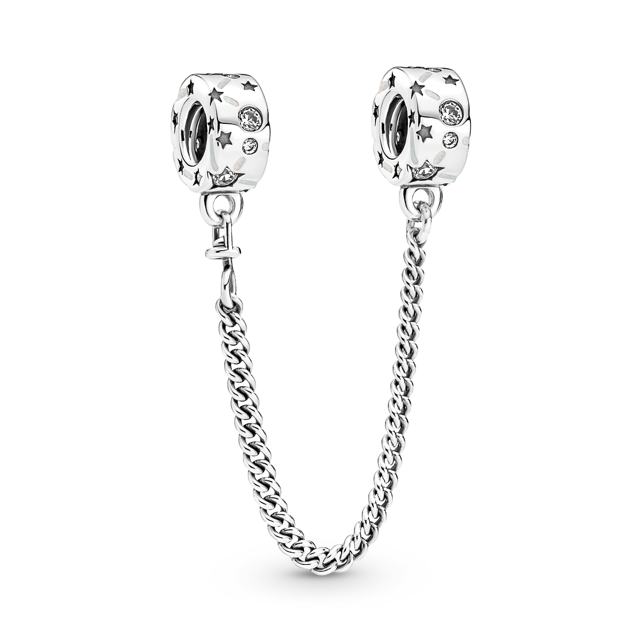 Pandora veiligheid Constellation zilver zirconia