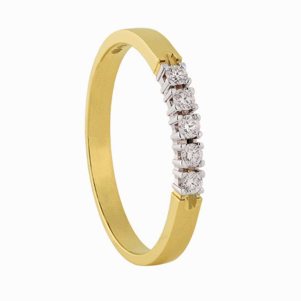 Alliance ring 0.15ct TW/VS-BI