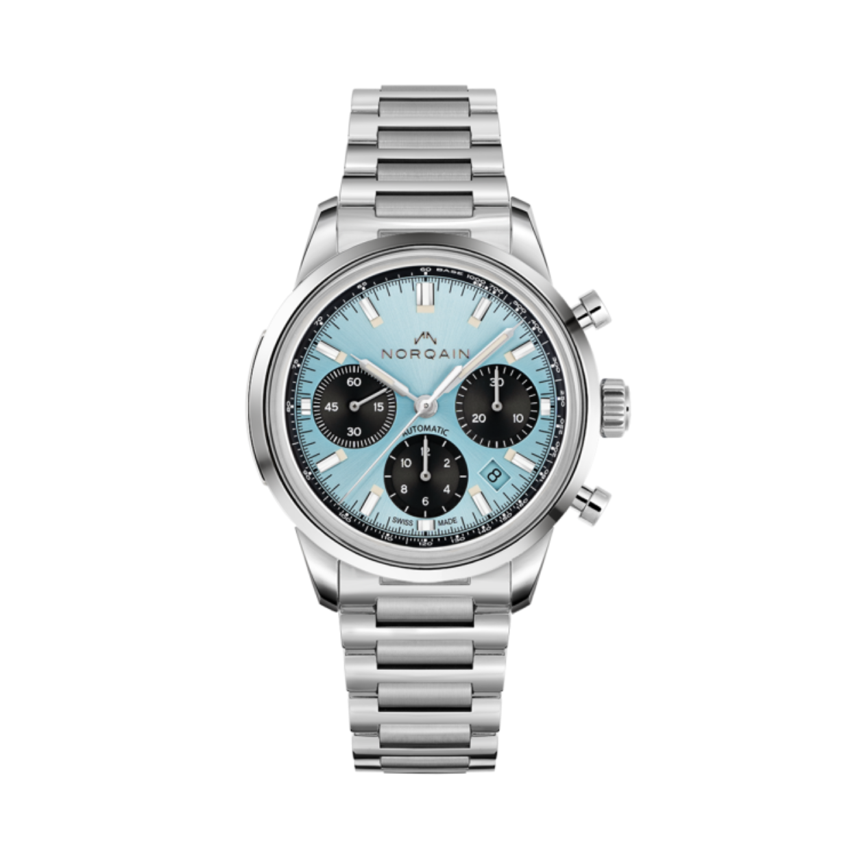 Elk Norqain horloge uitgerust met ETA of Sellita uurwerken wordt geleverd met een internationale fabrieksgarantie van twee jaar. Door lid te worden van de Norqainer club, kan deze garantie worden verlengd tot drie jaar.